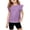 #A03-Purple, variant on XADYUY Girls Shirts 10-12 Crewneck Solid Girls Shirts Ruffle Short Sleeve Tshirts Toddler Summer Trendy Cotton Tee Tops Girls,Purple,1-2Years