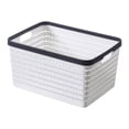 thumbnail image 4 of Maytalsory Premium And Nest-able Storage Solution For Desk Storage Basket Widely white mini 5Set, 4 of 6