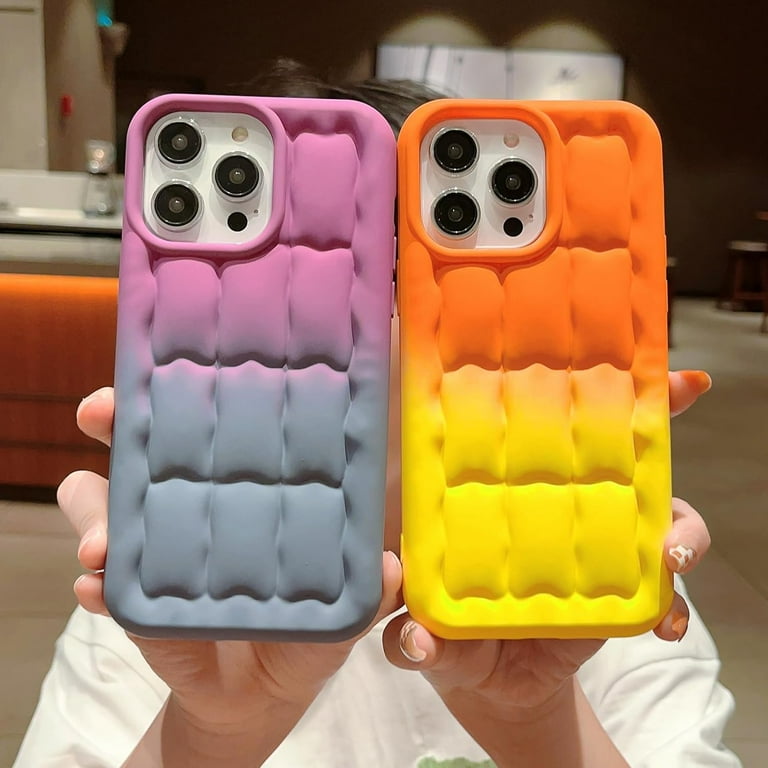 for iPhone 14 Pro Max Puffer Case, Soft Touch Down Jacket Puffy Camera Lens Protection Shockproof Silicone Gradient Cases for Women Men 14 Pro Max 6.7" (Orange Yellow) - Walmart.com for iPhone 14 Pro Max Puffer Case, Soft Touch Down Jacket Puffy Camera Lens Protection Shockproof Silicone Gradient Cases for Women Men 14 Pro Max 6.7" (Orange Yellow) - Walmart.com
