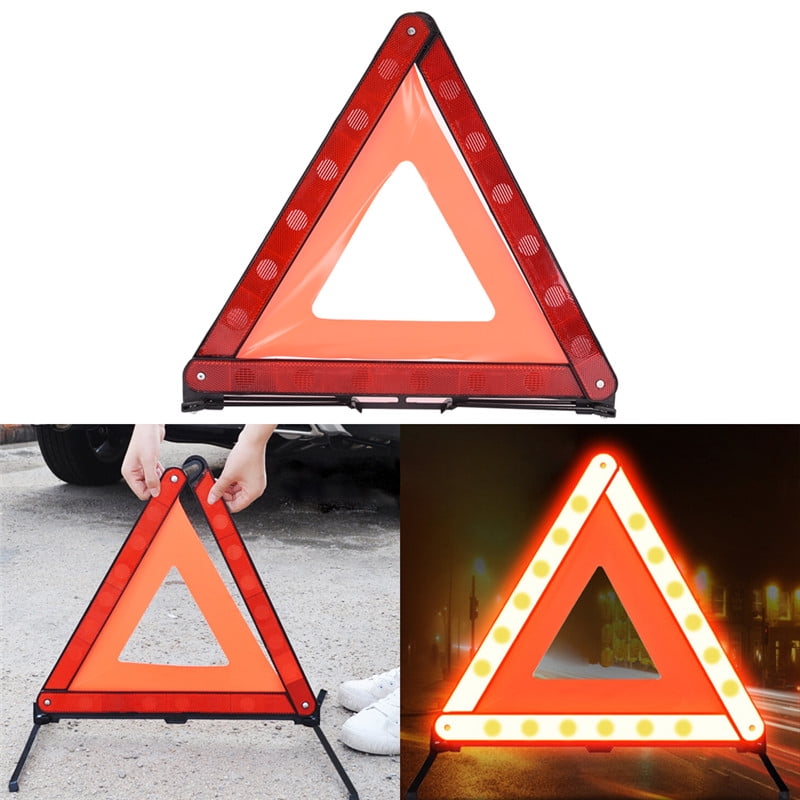 Large Warning Car Triangle Reflective Road Emergency Breakdown Safety