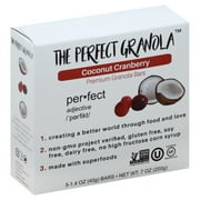 The Perfect Granola - Coconut Cranberry Granola Bars