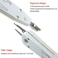 thumbnail image 2 of Professional Punch Down Tool RJ45 RJ11 Cat5E Cat6 Network Phone Cable Socket Impact Terminal Insertion Tools, 2 of 8