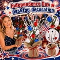 4th of July Decorations Patriotic Artificial Berry Stems Picks 16