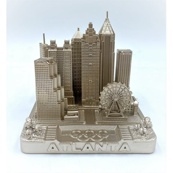 Atlanta 3D City Famous Building Model Statue Souvenir Decoration for Home Office 4”