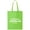 Lime, variant on Be Kind To Animals Or Else Cotton Canvas Tote Bag