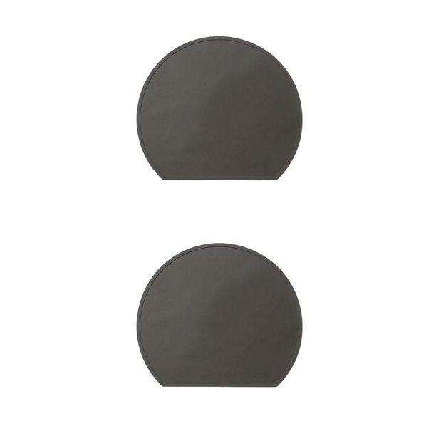 Yuarrent Estera de de secado Vajilla de drenaje resistente al calor Platos Cojín Protección Decoración Almohadilla Suministros de cocina Gris No.06 2Conjunto