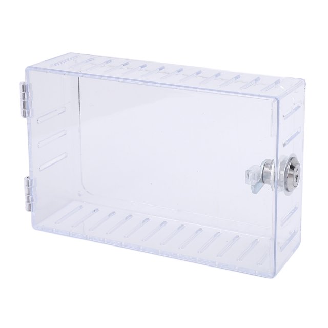 Caja De Bloqueo De Termostato Transparente, Protector De Termostato Antiamarillento Acrílico Resistente Para Sala De Estar