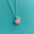 thumbnail image 1 of Collier Pendentif Double Cœur Classique 925, 1 of 5