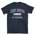 thumbnail image 1 of Lookout Mountain Alabama Classic Established Men's Cotton T-Shirt, 1 of 1