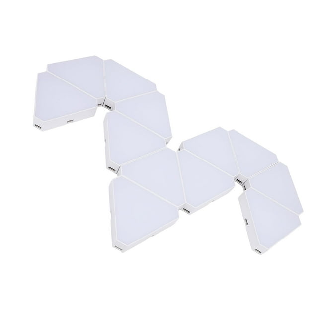APLICACIÓN LUZ DE PARED DE CONTROL Remoto, 12 set Decorative Triangular Light Panel para Juegos