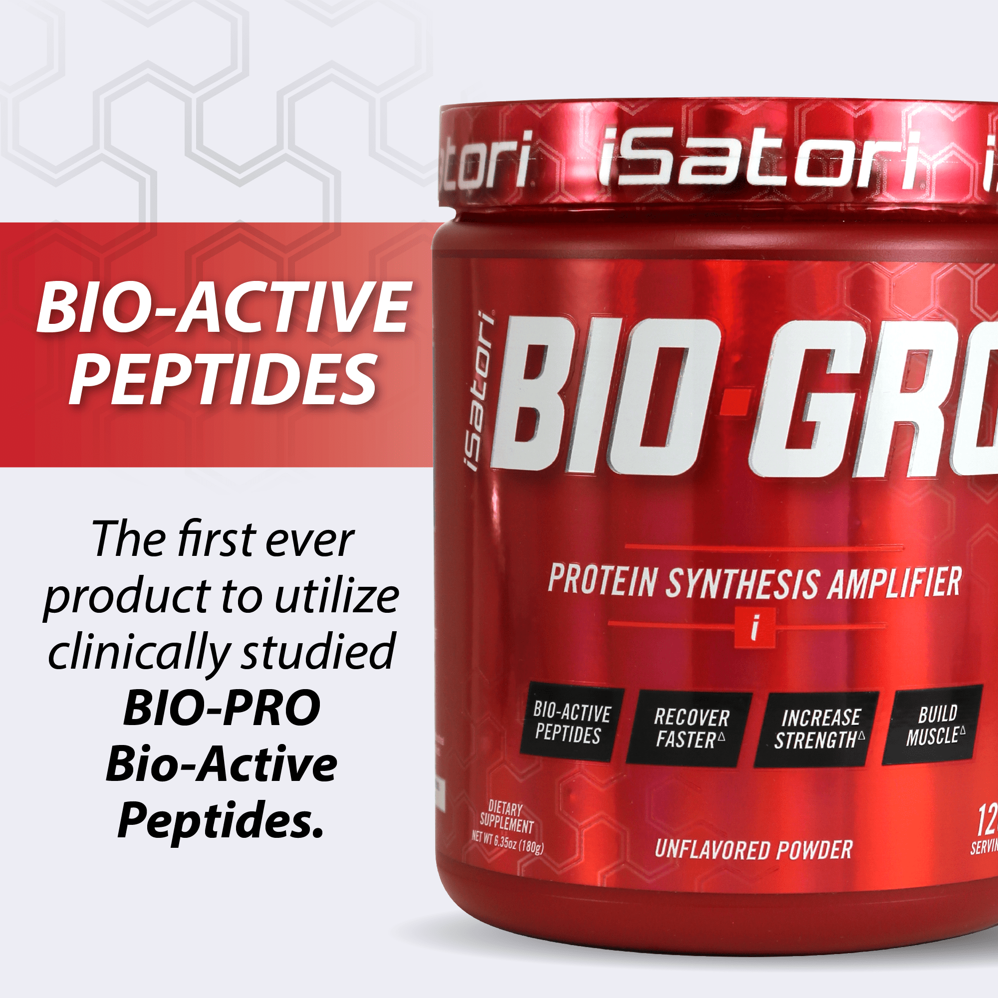 Isatori Bio-Gro, Protein Synthesis Amplifier, Unflavored, 6.35 oz (180 g)