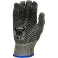G & F Products Working Gloves 14431 DoubleSide PVC Dots Unisex, Grey