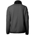 thumbnail image 3 of Women's Cutter & Buck Gray Idaho State Bengals Cascade Eco Sherpa Fleece Full-Zip Jacket, 3 of 3