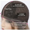 thumbnail image 2 of Long Silky Straight Lace Front Wigs for Women Ombre Brown Blonde Lace Synthetic Wigs Natural Daily Party Use Heat Resistant, 2 of 6