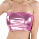 thumbnail image 5 of Top Bandeau para mujer, Top de , camisola sin , traje de baño de Color sólido, Top de tubo para carnaval, , uso diario, escenario, Rosado Fernando Top de tubo de mujer, 5 of 7