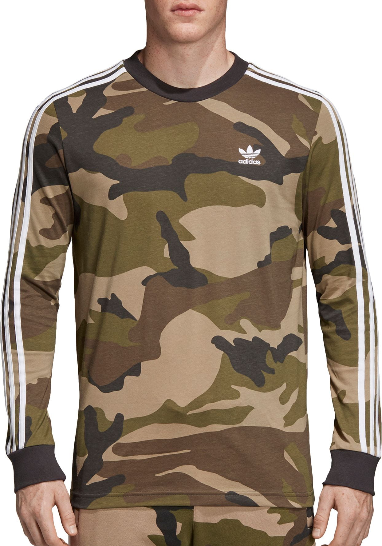 Adidas - adidas Originals Men's Graphic Camouflage Long Sleeve Shirt