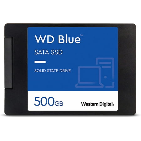 WD BLUE 3D 500GB NAND SATA 2.5” 7mm SSD - WDS500G2B0A