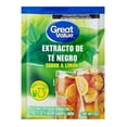 thumbnail image 1 of Extracto de té Great Value negro sabor a limón 25 g, 1 of 4