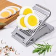 thumbnail image 3 of Stainless Steel Egg Cutter, Professional Boiled Egg Cutter, Egg Skimmer, Egg Slicer Cutter, Egg Cutter Metal Sheet, Boiled Egg Bottle Opener, 3 of 4