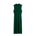 thumbnail image 2 of Taylonsss Womens Casual Knit Slip Dress Solid Color Round Neck Sleeveless Everyday Chic Outfit, 2 of 5