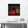 thumbnail image 2 of ARTCANVAS Strawberries In Can Home decor Canvas Art Print - Size: 18" x 18" (0.75" Deep), 2 of 9