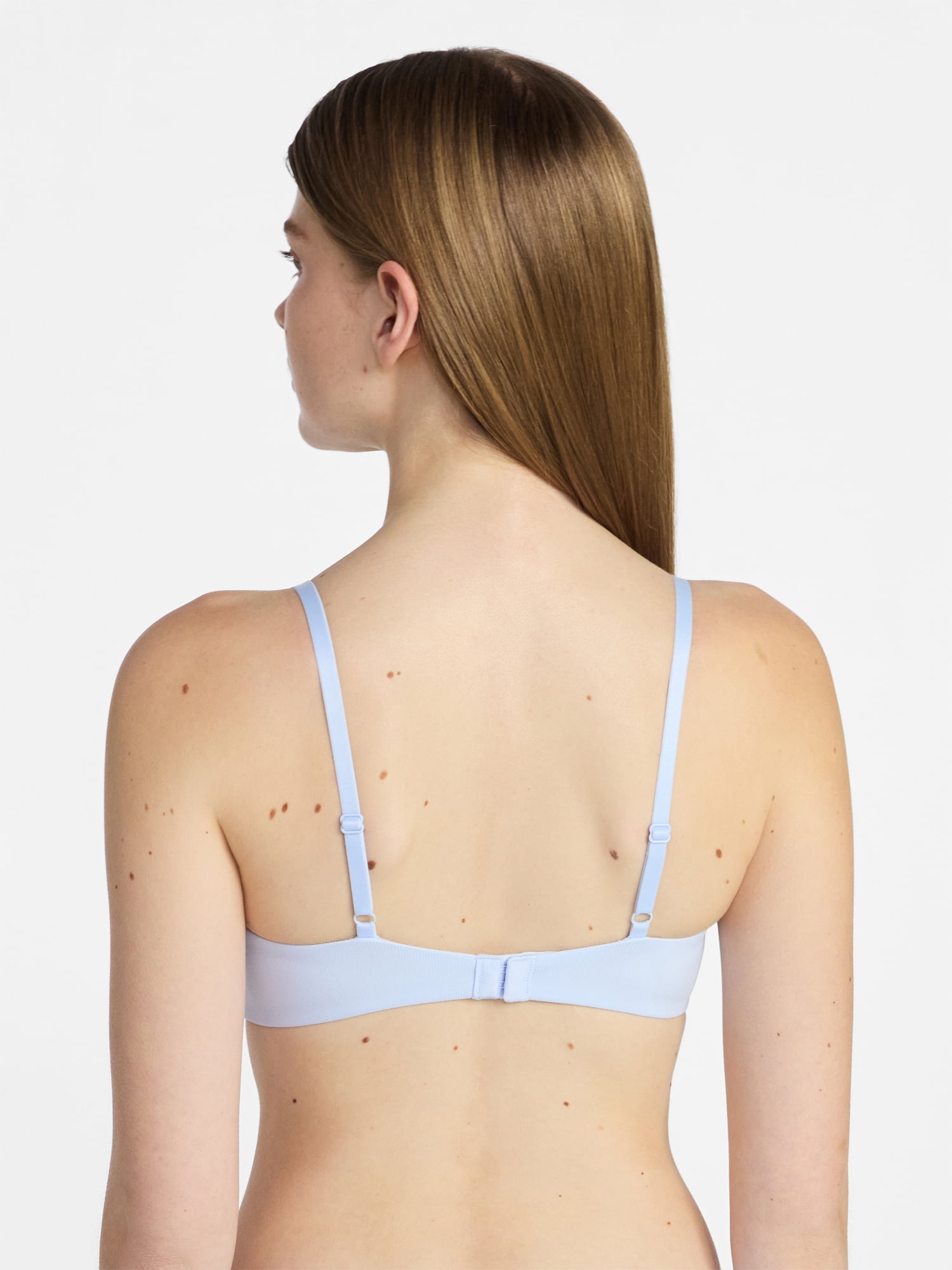 No Boundaries Wire Free Rib T-Shirt Bra, Women's 32A-44DDD