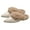 Beige, variant on comerut Women Warm Non-Slip Flat Closed Pointed Toe Slip-on Mules Sandals Slippers Shoes