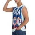 thumbnail image 3 of Disketp Cute Gnomes In Usa Sleeveless Tshirts For Men, Muscle Shirts For Men Dry Fit Tank Top-Xx-Large, 3 of 8