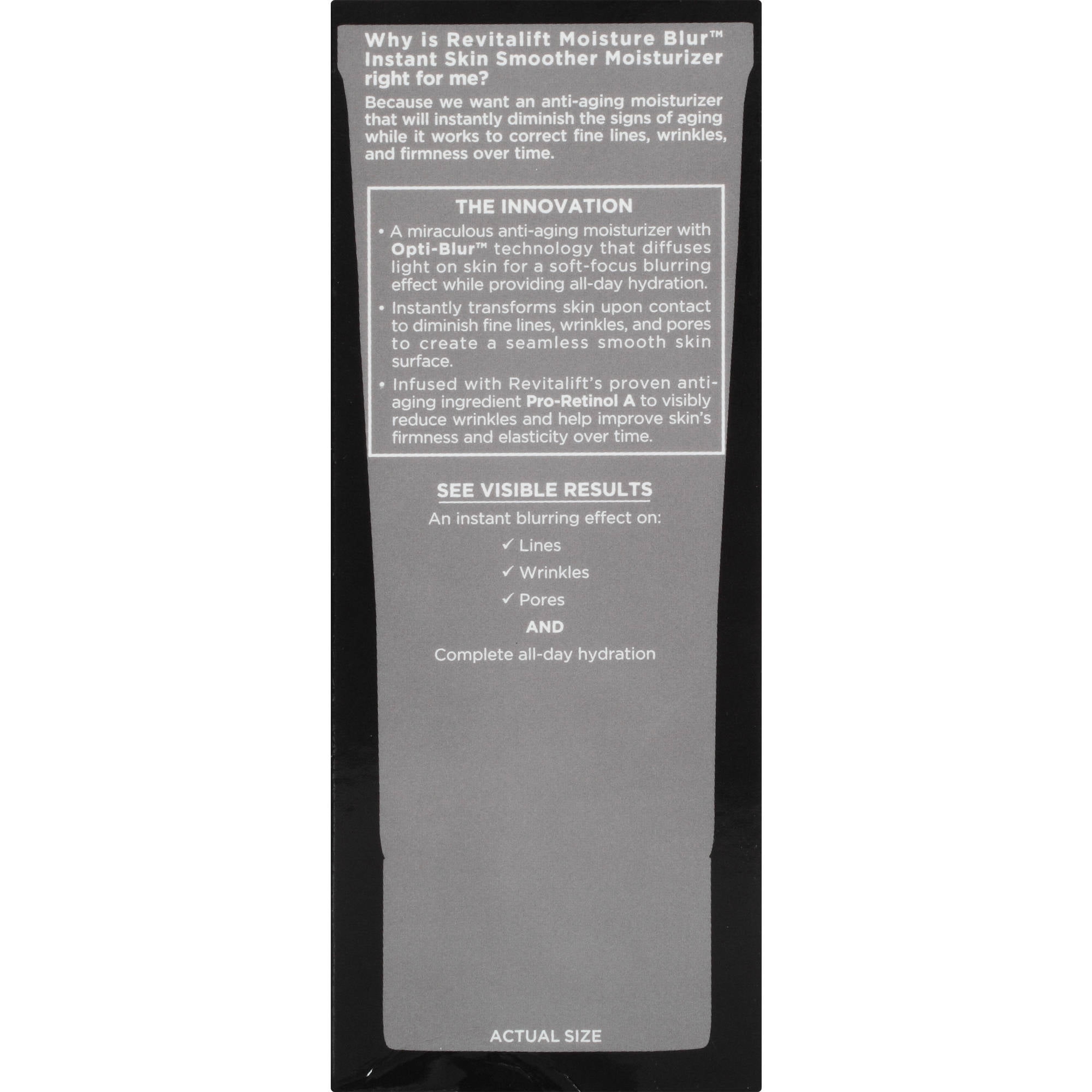 revitalift moisture blur