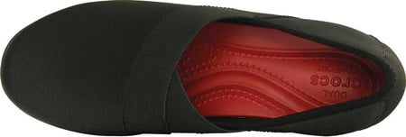women's busy day stretch asymmetrical wedge