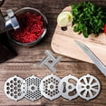 thumbnail image 4 of 6PC Meat Grinder Mixer Plate Discs Stainless Steel Kit Food Grinders Accessories, 4 of 6