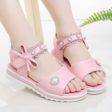

Boys Sandals Baby Boy Sandals Fashionable Boy Sandals Stitch Slippers for Girls Big Girls Sandals Cool Kid Sandals Children s fashionable comfortable soft bottom thick bottom sandals Pink 27