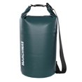 thumbnail image 1 of Mochila flotante impermeable Dry Bag MARCHWAY de 10 litros, color verde negruzco, 1 of 8