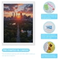thumbnail image 3 of Diamond Art Kit for Adults, City Sunset Over Green Park Diamond Painting for Adults Beginners, 5D DIY Diamond Art Painting Kits, Colorful Diamond Painting Craft for Home Decor 12x16, 3 of 7