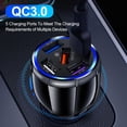 thumbnail image 3 of 1~10PCS 5 Ports USB Car Charge Quick Mini Fast Charging For 12 Tablet Mobile Phone Charger Adapter in Car Style A 10pcs, 3 of 6