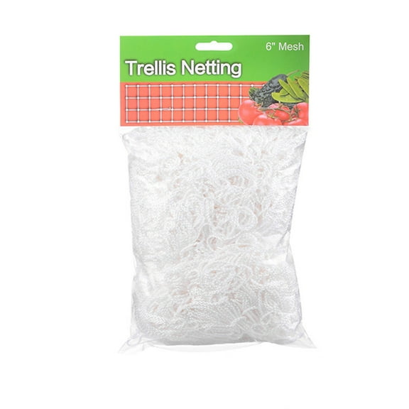 Follure Heavy Duty Plant Trelli Netting Vine Climbing Gr-ow Support Net 5 x 15ft As Shown