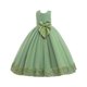 thumbnail image 1 of Odeerbi 7-14 Años Chicas Vestido de Baile Sin Mangas Con Cintura Arco Lentejuelas Tul Piso Longitud Vestido de Princesa Para La Fiesta Formal de La Boda, 1 of 6