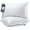 Standard Size, variant on Standard Size Cooling Bed Pillows - Down Alternative Breathable Pillows Set of 2 for Side, , and Sleepers Hotel Quality Soft Microfiber Fill -Friendly