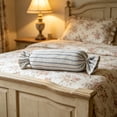 thumbnail image 2 of Kyusrd Pillow for Home、Sofa and Dormitory,19.6in ice silk Cool Candy Shaped Neck Pillow Breathable Striped Bolster Pillow for Cervical Support, 2 of 6