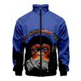 thumbnail image 4 of Chaqueta con cremallera y cuello alto 3D de Monkey Animel para hombre y mujer, chaqueta informal de manga larga, ropa de alta calidad, 4 of 5