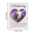 thumbnail image 2 of ZZkhGO Memorial Pocket Keepsake, Resin Heart with Sleeping Dog, Pet Loss Sympathy Gift for Dog Lovers, 2 of 4