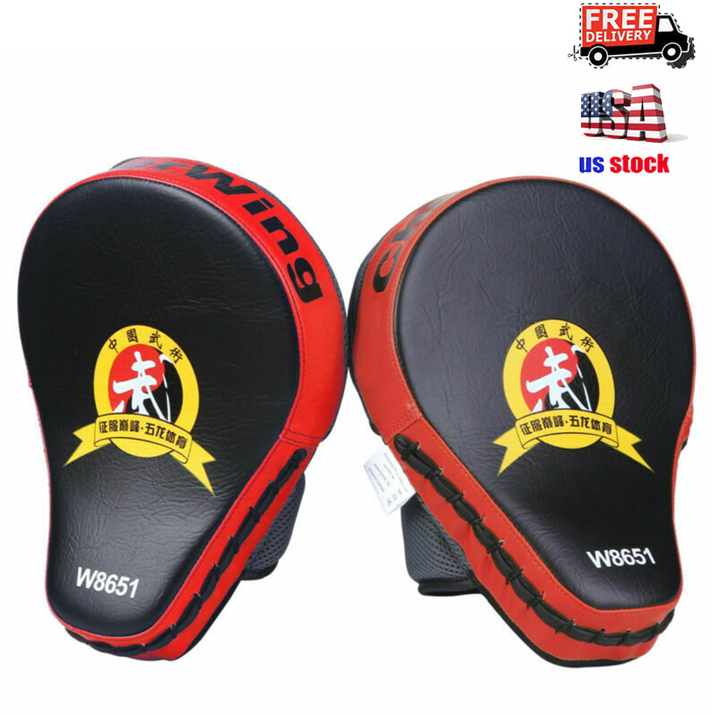 Adult Boxing Target Focus Pads Youth Children Hook & Jab Training MMA Mitts 