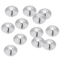 thumbnail image 4 of 12 piezas de conos de aleteo de latón para atar moscas mm para moscas de caña, gris plateado dorado Plata, 4 of 7