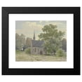 thumbnail image 2 of Carl Theodor Reiffenstein 24x20 Black Modern Framed Museum Art Print Titled - Chapel Near Ockstadt (1855), 2 of 5