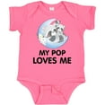 thumbnail image 3 of Inktastic Raccoon My Pop Loves Me Boys or Girls Baby Bodysuit, 3 of 5