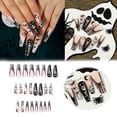 thumbnail image 1 of Wearable Nail Paste Halloween White Pumpkin Star Moon Finished Piece 1ml, 1 of 8