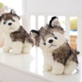 thumbnail image 2 of Muñeca de peluche realista con dibujos animados de husky, 23 cm, 2 of 2