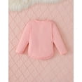 thumbnail image 4 of 6 Months Baby Girls Clothes 12 Months Girls 3 Pack Fall Winter Outfits Infant Girl Long Sleeve Top Pants 6PCS Clothing Set Pink, 4 of 11