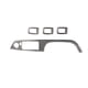 thumbnail image 1 of Adhesivo decorativo de fibra de carbono para interruptor de ventanilla de coche Serie 3 E90 (sin botón plegable, negro), 1 of 5