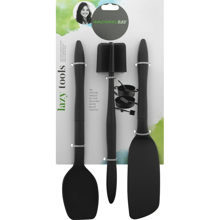 Rachael Ray Tools and Gadgets Lazy Chop and Stir, Flexi Turner, and  Scraping Spoon Set 
